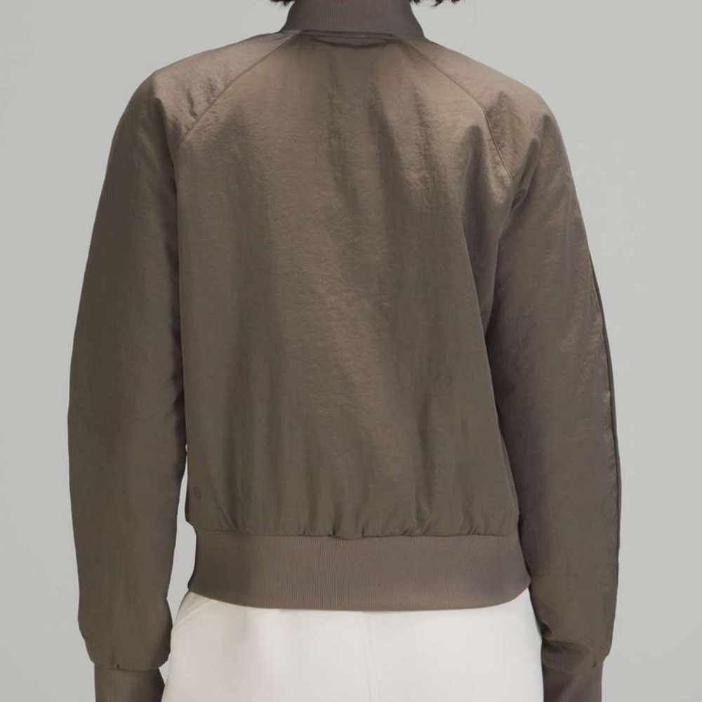 Lululemon Non-Stop Reversible Bomber Jacket in Rover Size 4 - Picture 2 of 11
